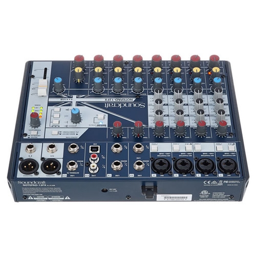 BÀN MIXER ANALOG CHÍNH HÃNG: SOUNDCRAFT NOTEPAD-12FX