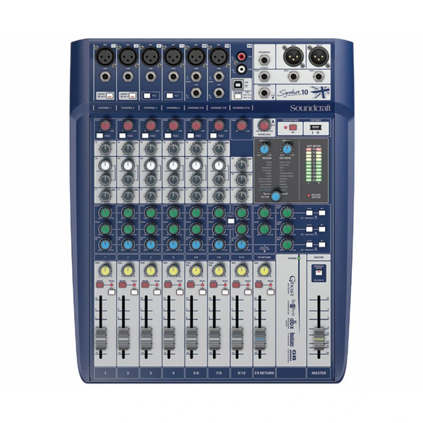 BÀN MIXER ANALOG CHÍNH HÃNG:  SOUNDCRAFT SIGNATURE 10