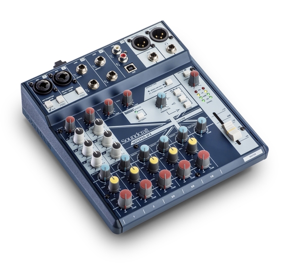Mixer analog SOUNDCRAFT NOTEPAD-8FX
