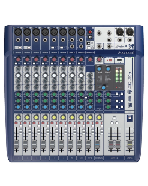 BÀN MIXER ANALOG CHÍNH HÃNG:  SOUNDCRAFT SIGNATURE 12