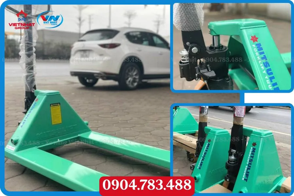 Mua xe nâng tay Mitsulift tại Xe Nâng Việt Nhật gia tốt - chính hãng - có bảo hành 