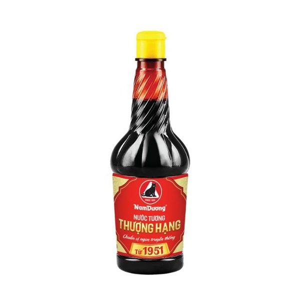 Nước tương thượng hạng Nam Dương chai 500ml (1 Chai)