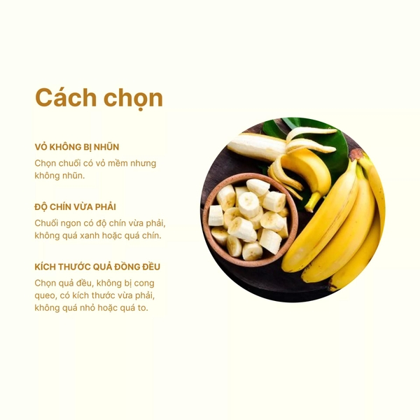 Chuối già Nam Mỹ nhánh 1KG (1 nhánh)