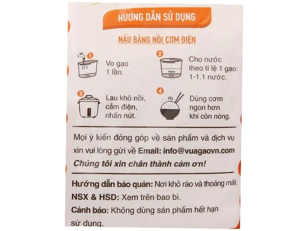 Gạo phù sa ST21 Vua Gạo túi 5kg (1 Túi)