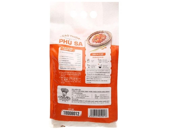 Gạo phù sa ST21 Vua Gạo túi 5kg (1 Túi)