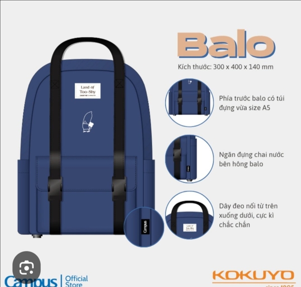 Balo cấp 2 cao cấp