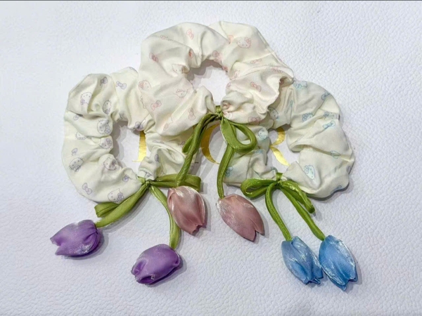 Dây cột tóc dây hoa tulip
