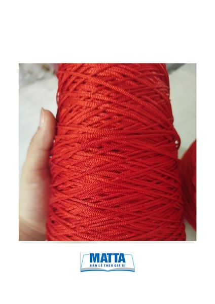 Dây dù đỏ trang trí 10m