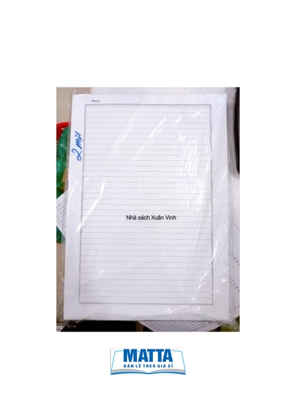 Giấy thi, giấy soạn đề cương