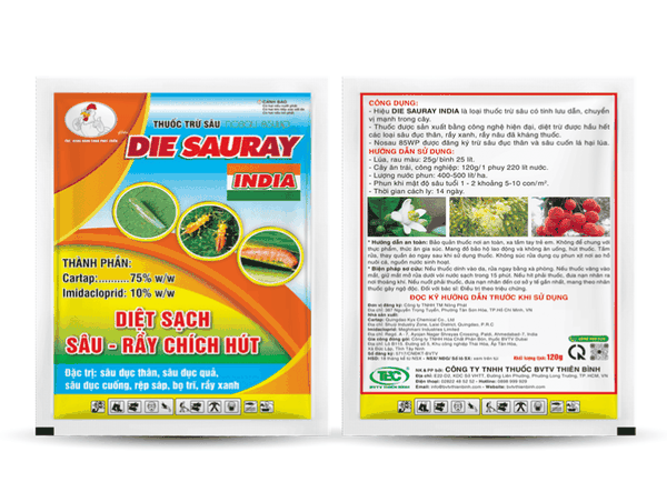 Thuốc RAY USA 400WP đặc trị rầy xanh hại sầu riêng, lưu dẫn mạnh, an toàn cho cây