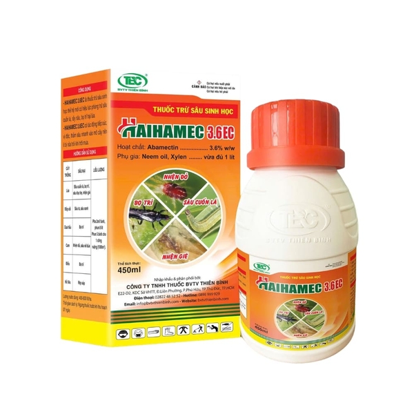 Thuốc trừ sâu sinh học Haihamec 3.6EC
