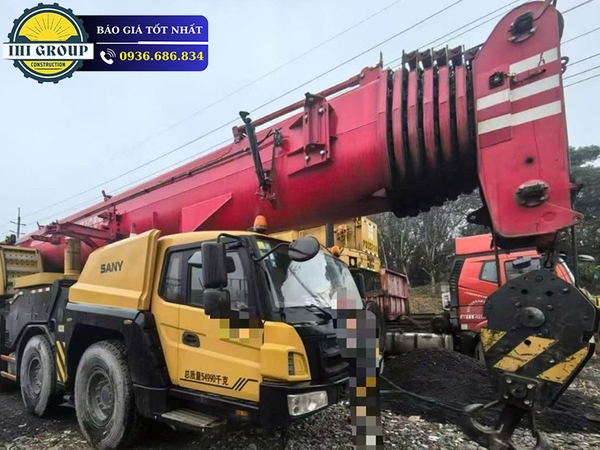 Xe Cẩu Bánh Lốp SANY 100 TẤN – Đời 2024 - Xe cẩu Trung Quốc