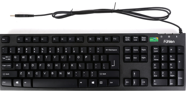 Bàn phím Fuhlen L411 (USB/Màu đen)