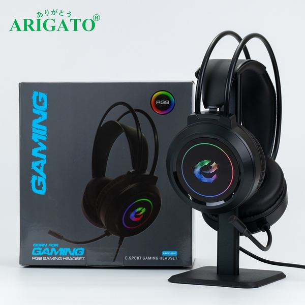 Tai nghe Gaming ARIGATO 7.1 USB + Có MIC + Led RGB