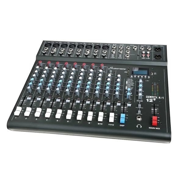 Bộ trộn analog 12 kênh Mixer StudioMaster CLUBXS 12+