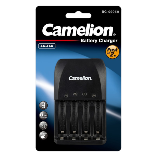 Bộ sạc pin 4 viên Camelion Model: BC-0905A