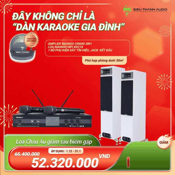 COMBO BÁN CHẠY 9 ĐÂY KHÔNG CHỈ LÀ DÀN KARAOKE GIA ĐÌNH