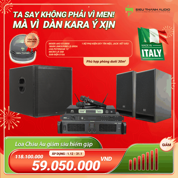 COMBO ITALY 11  TA SAY KHÔNG PHẢI VÌ MEN! VÌ MÊ DÀN KARA Ý XỊN