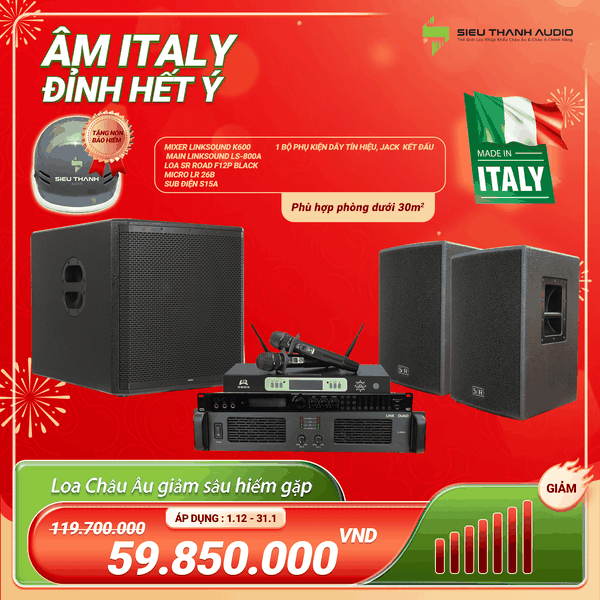 COMBO ITALY 12 ÂM Ý - ĐỈNH HẾT Ý