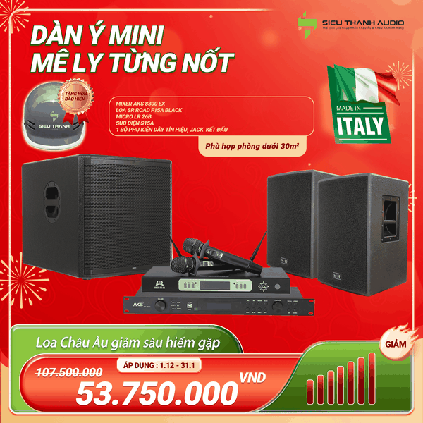 COMBO ITALY 8 DÀN Ý MINI MÊ LY TỪNG NỐT