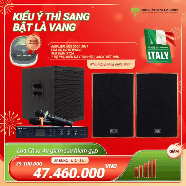 COMBO ITALY 7 KIỂU Ý THÌ SANG BẬT LÀ VANG