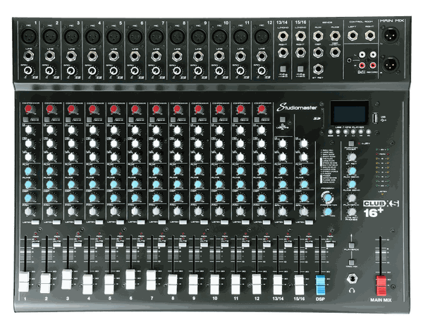 Bộ trộn analog 16 kênh StudioMaster CLUBXS 16+