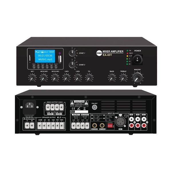 Bộ trộn kèm công suất 2 vùng CMX EA-60T