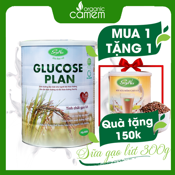 Sữa Thực Vật Glucose Plan Tinh Chất Gạo Lứt - Giải Pháp Dinh Dưỡng Cho Người Tiểu Đường