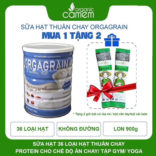 Sữa Hạt Chay Orgagrain - Nguồn Dinh Dưỡng Từ 36 Loại Hạt
