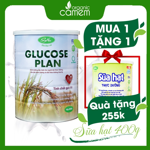 Sữa Thực Vật Glucose Plan Tinh Chất Gạo Lứt - Giải Pháp Dinh Dưỡng Cho Người Tiểu Đường