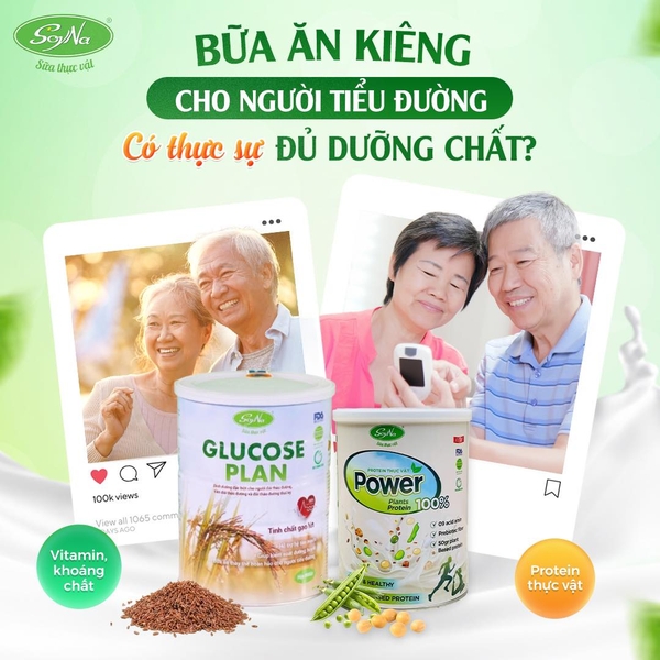 Sữa Thực Vật Glucose Plan Tinh Chất Gạo Lứt - Giải Pháp Dinh Dưỡng Cho Người Tiểu Đường