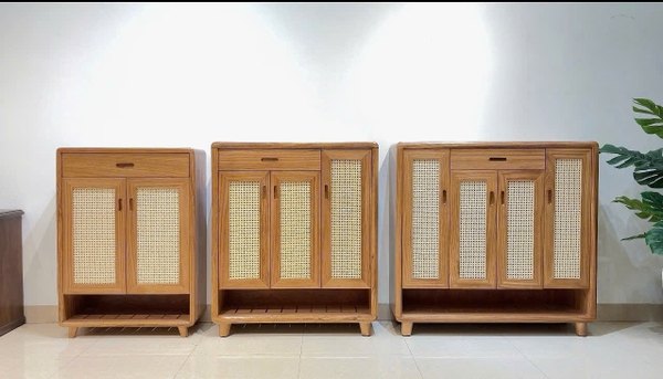 Tủ giày hương xám cánh mây