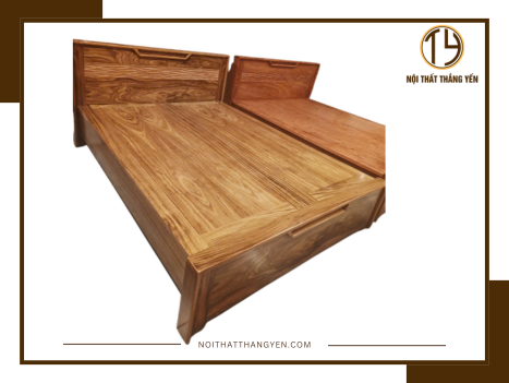 Giường gỗ hương xám MS102