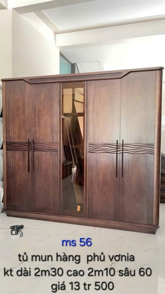 Tủ mun hàng phủ vơ nia MS56