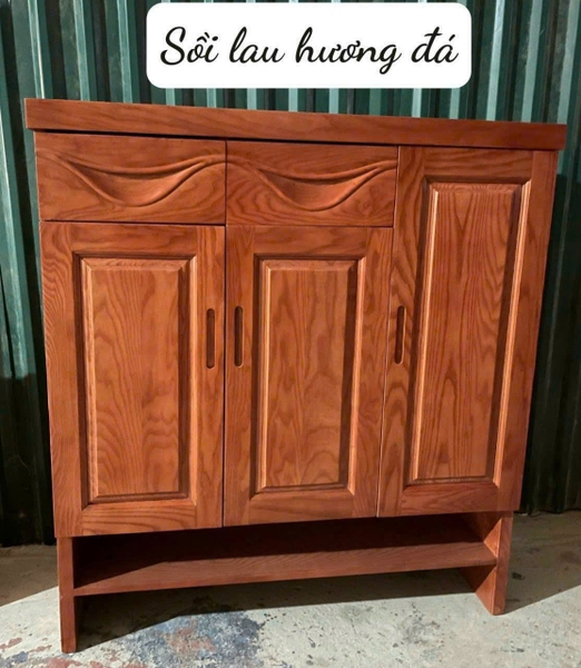 Tủ sồi lau hương đá