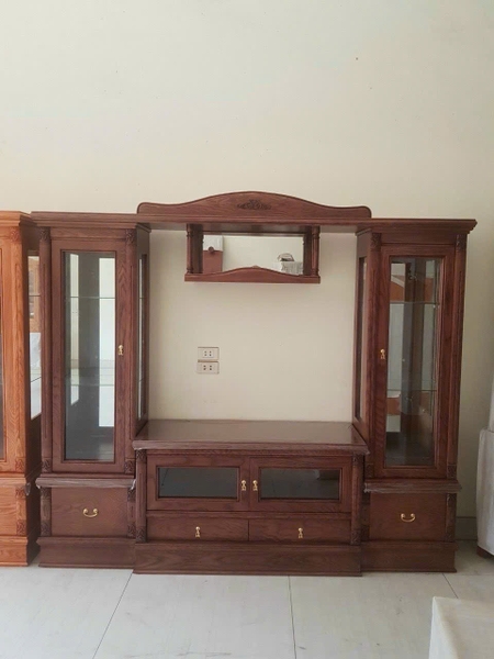 Kệ ti vi gỗ sồi MS 387