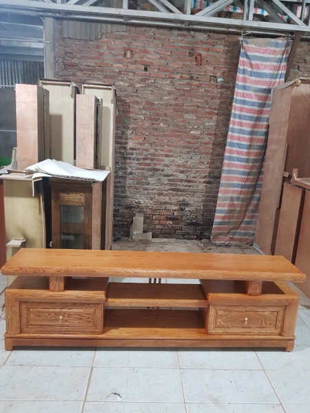 Kệ ti vi gỗ sồi MS 386