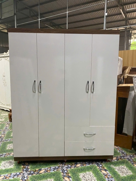 Tủ gỗ   công nghiệp ngang 1m90 cao 2m MS 420
