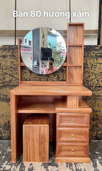 Bàn phấn hương xám MS 370