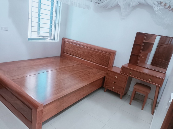 Giường Gỗ Hương Đá MS30