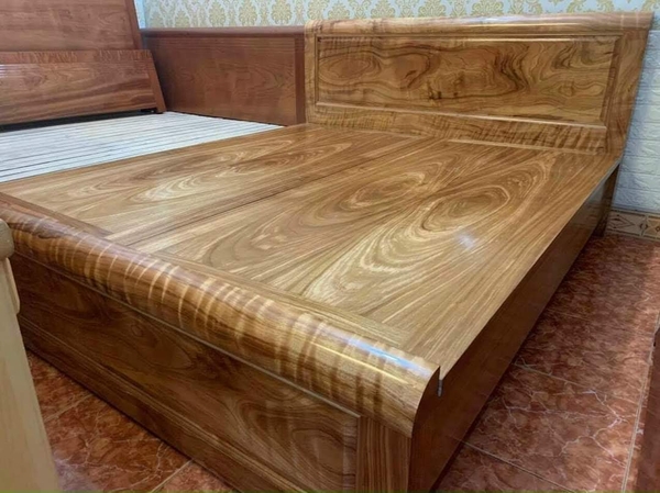 giường gỗ Hương Xám MS57