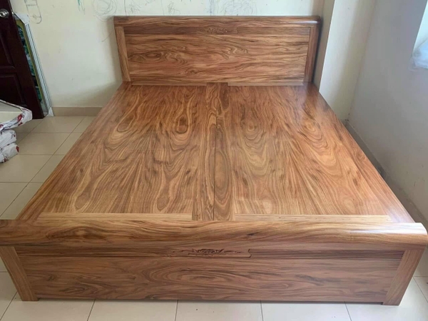 giường gỗ Hương Xám MS57