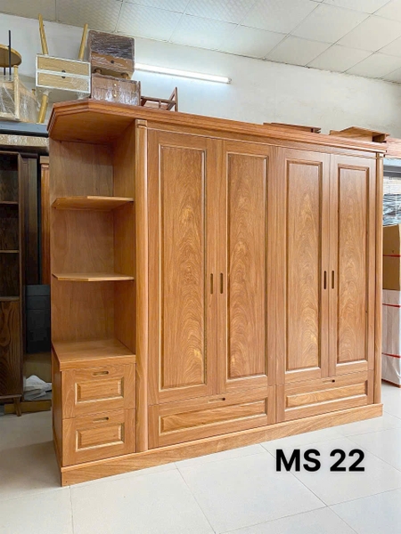 Tủ gỗ phủ Veneer MS22