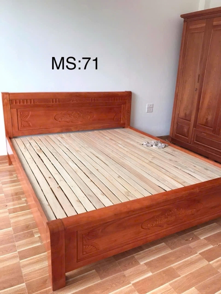 Giường gỗ xoan ta MS71