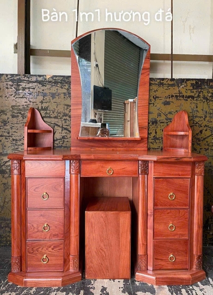 Bàn phấn trang điểm gỗ hương đá