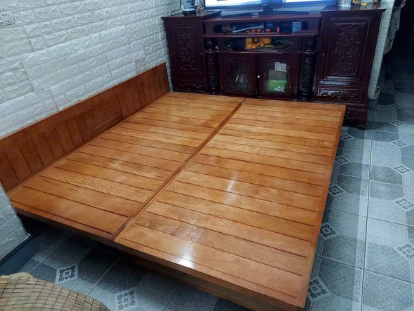 Giường gấp gỗ giàng giàng MS122
