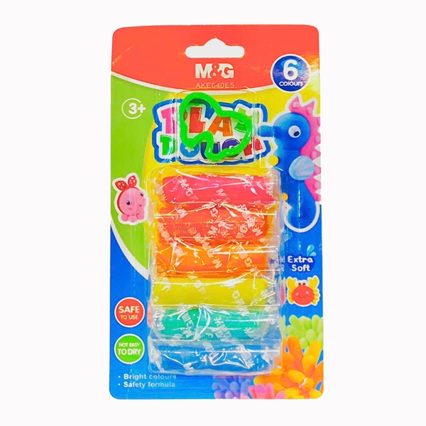 Đất Nặn 6 Màu Không Khô AKE040E5