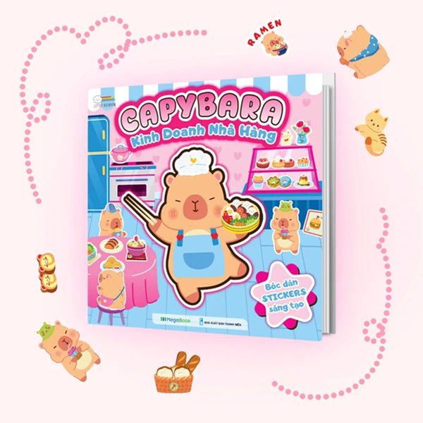 Sách Bóc Dán Capybara - Kinh Doanh Nhà Hàng