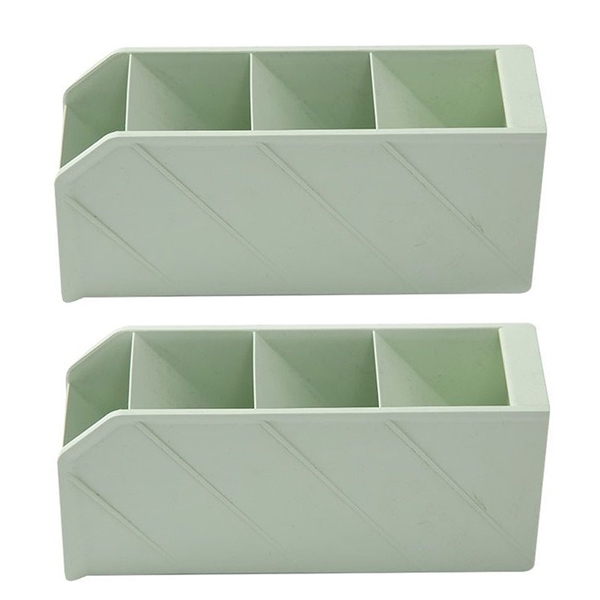 Cắm Bút M&G ABT98476D Có 4,5 Ô Dạng Nằm Xéo Màu Xanh Lá