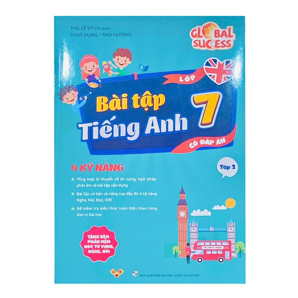 Bài Tập Tiếng Anh Lớp 7 Tập 2 - Có Đáp Án (Global Success)